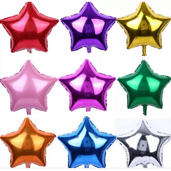 New Colorful Five-pointed Star Aluminium Coating Balloons Beautiful Kids Toys Happy Birthday Party Wedding Gifts Decorations
New Colorful Five-pointed Star Aluminium Coating Balloons Beautiful Kids Toys Happy Birthday Party Wedding Gifts Decorations