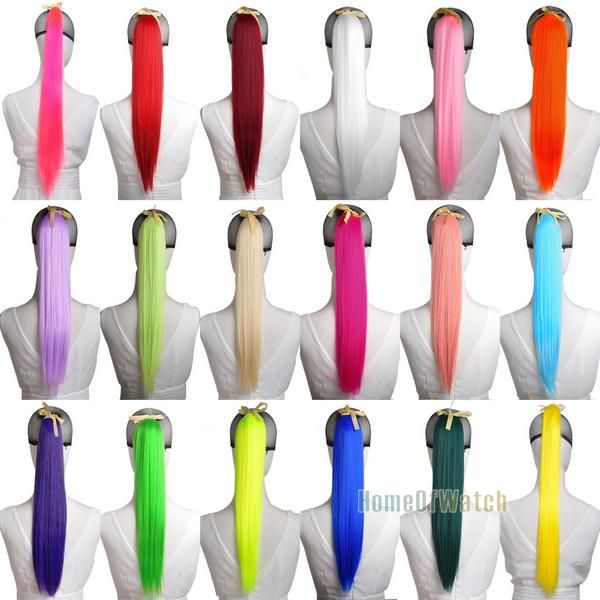 wholesale-18 colors beautiful colors straight ponytail hair extensions (nwg0he60926, Black
wholesale-18 colors beautiful colors straight ponytail hair extensions (nwg0he60926, Black