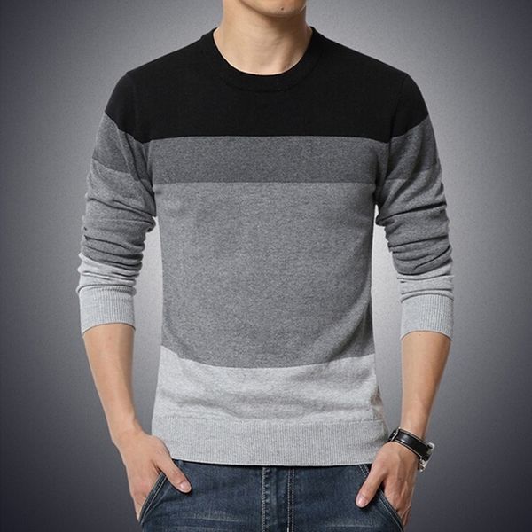 men fashion round collar sweaters stripe knit sweaters winter autumn pullovers plus size, White;black
men fashion round collar sweaters stripe knit sweaters winter autumn pullovers plus size, White;black