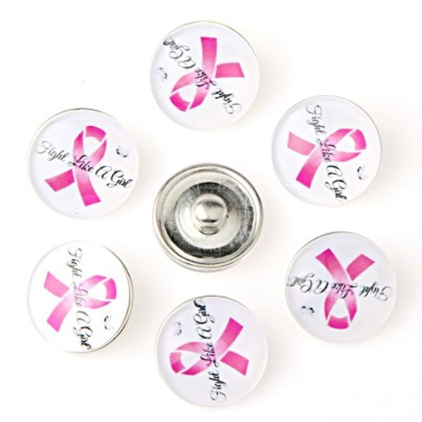20PCS New Pink Ribbon Cancer Prevention Glass Snap Button For 18mm Ginger Snap Buttons Alloy Bracelet Necklace Jewelry
20PCS New Pink Ribbon Cancer Prevention Glass Snap Button For 18mm Ginger Snap Buttons Alloy Bracelet Necklace Jewelry