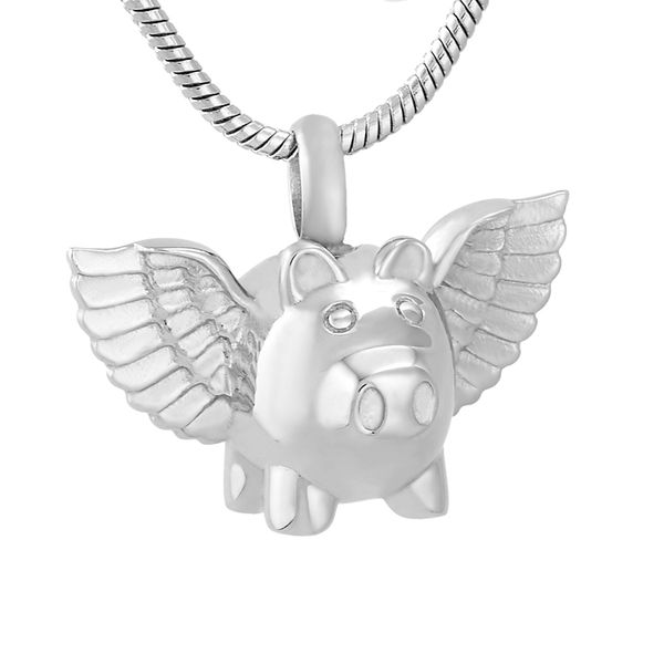ijd9732 flying pig 316l stainless steel cremation pendant necklace funeral ashes keepsake urn memory necklace, Silver
ijd9732 flying pig 316l stainless steel cremation pendant necklace funeral ashes keepsake urn memory necklace, Silver