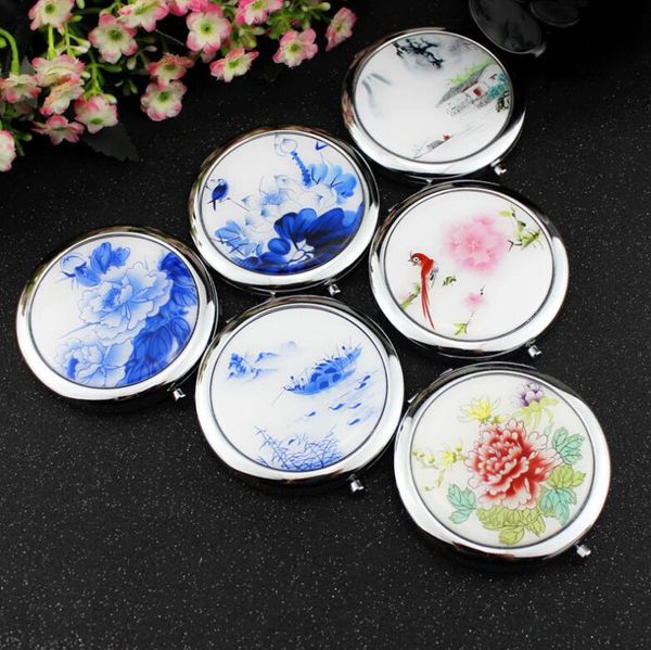 china wind high - grade metal double - sided folding portable makeup mirror custom business logo hm009 mix order as your needs
china wind high - grade metal double - sided folding portable makeup mirror custom business logo hm009 mix order as your needs