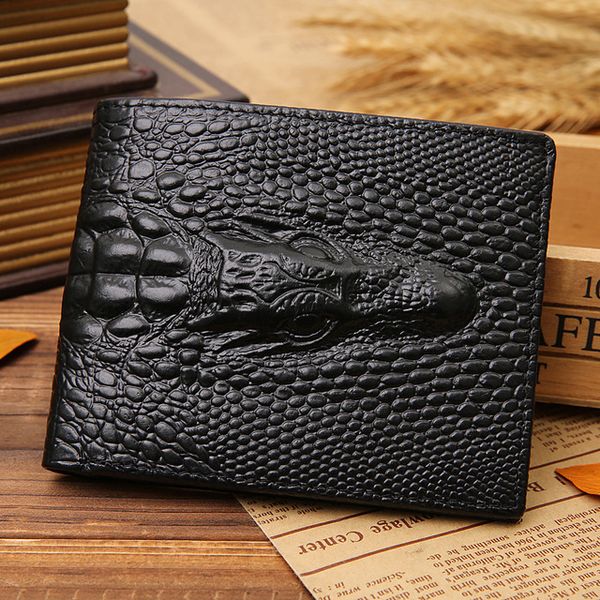 fashion crocodile head grain men wallets genuine leather quality cross vertical hidden pocket card holder wallet ing, Red;black
fashion crocodile head grain men wallets genuine leather quality cross vertical hidden pocket card holder wallet ing, Red;black