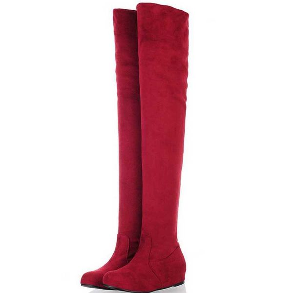 wholesale-lapolaka big size 34-43 over the knee thigh high boots women hidden wedges platform shoes wild leopard knight woman boots, Black
wholesale-lapolaka big size 34-43 over the knee thigh high boots women hidden wedges platform shoes wild leopard knight woman boots, Black