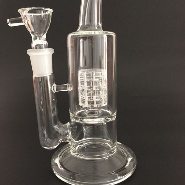 Newest Glass bong Water pipes Glass Bubbler Oil Rig recycle 26cm Glass Bongs for best christmas gift