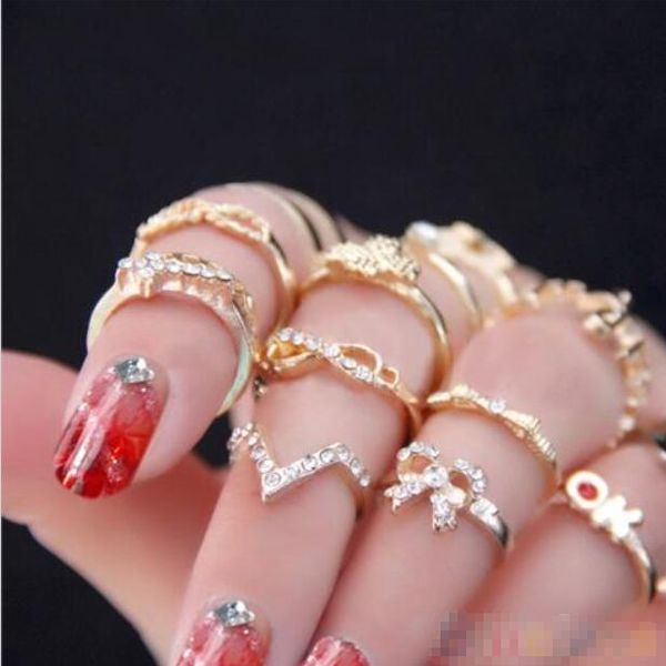 1 set 7 pcs women's rhinestone bowknot knuckle midi mid finger tip stacking rings eh086, Silver
1 set 7 pcs women's rhinestone bowknot knuckle midi mid finger tip stacking rings eh086, Silver
