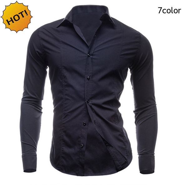2017 indoor spring autumn casual shirt men baggy loose evening dress solid candy color camisa masculina homme long sleeve shirts, White;black
2017 indoor spring autumn casual shirt men baggy loose evening dress solid candy color camisa masculina homme long sleeve shirts, White;black