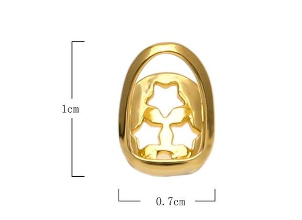hiphop hollow gold plated teeth grillz vampire single teeth cap holiday dress gift bling jewelry size about 0.7cm*1cm gangster grillz, Blue;slivery
hiphop hollow gold plated teeth grillz vampire single teeth cap holiday dress gift bling jewelry size about 0.7cm*1cm gangster grillz, Blue;slivery