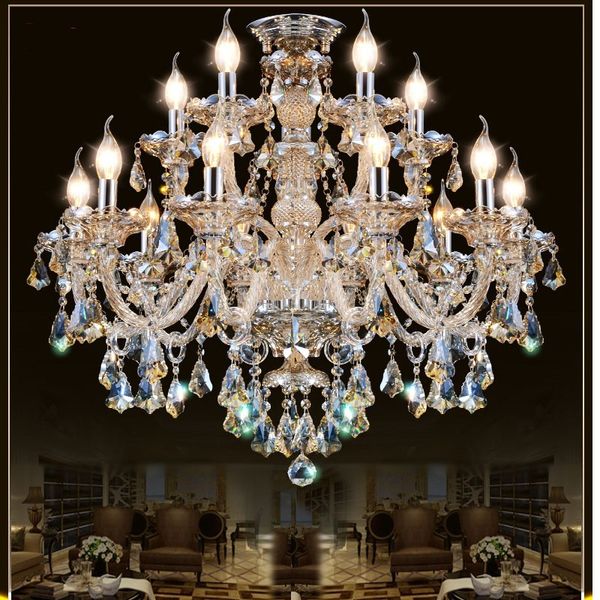 Modern Crystal Chandelier Living Room Lustres De Cristal Decoration Tiffany Pendants And Chandeliers Home Lighting Indoor Lamp