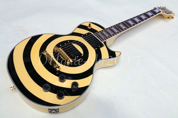Новое поступление Zakk Wylde Bullseye электрогитара, Custom shop гитара, активные датчики EMG, бе
Новое поступление Zakk Wylde Bullseye электрогитара, Custom shop гитара, активные датчики EMG, бе