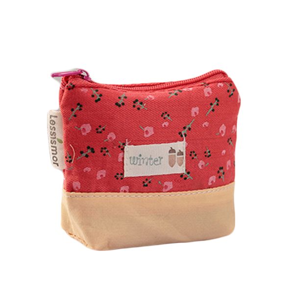 wholesale- women girls zipper canvas pencil case portable key coin purse makeup bag, Red;black
wholesale- women girls zipper canvas pencil case portable key coin purse makeup bag, Red;black