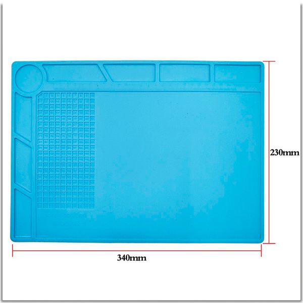 34x23cm heat insulation silicone pad with screw location mat electrical bga soldering repair station maintenance platform
34x23cm heat insulation silicone pad with screw location mat electrical bga soldering repair station maintenance platform
