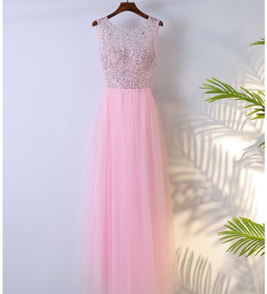 beaded tulle a line evening dress with bateau neck pink 2018 elegant formal evening gowns custom made, Black;red
beaded tulle a line evening dress with bateau neck pink 2018 elegant formal evening gowns custom made, Black;red
