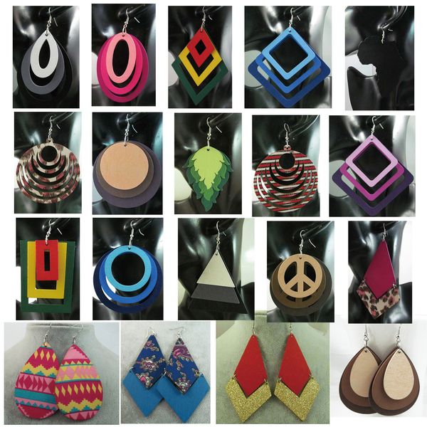 Fashion Mixed styles Wooden Wood Water Drop Hoop Leaves Women Earrings Free Shipping Wholesale Promotion
Fashion Mixed styles Wooden Wood Water Drop Hoop Leaves Women Earrings Free Shipping Wholesale Promotion