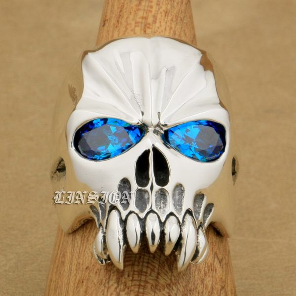 linsion huge heavy 925 sterling silver blue cz eyes skull mens biker rocker punk ring 9m204 us size 7~15, Golden;silver
linsion huge heavy 925 sterling silver blue cz eyes skull mens biker rocker punk ring 9m204 us size 7~15, Golden;silver