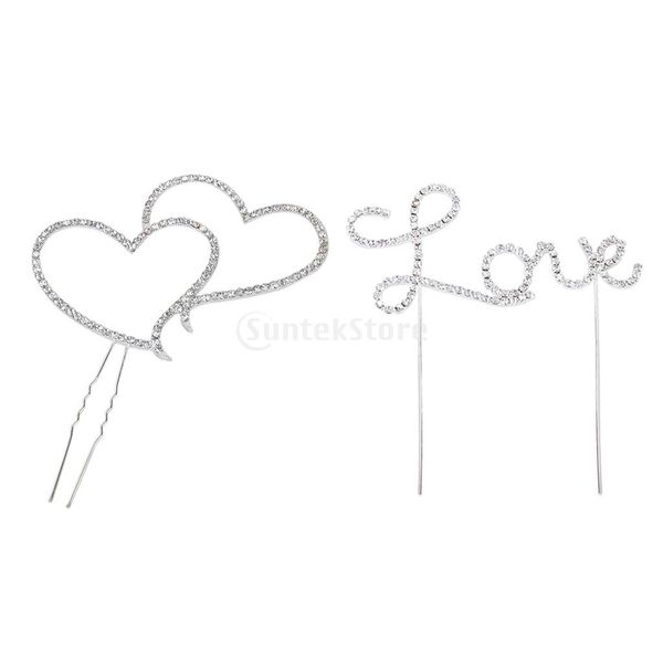 wholesale-2 pieces crystal rhinestone double heart plus letter love cake er wedding party decoration
wholesale-2 pieces crystal rhinestone double heart plus letter love cake er wedding party decoration