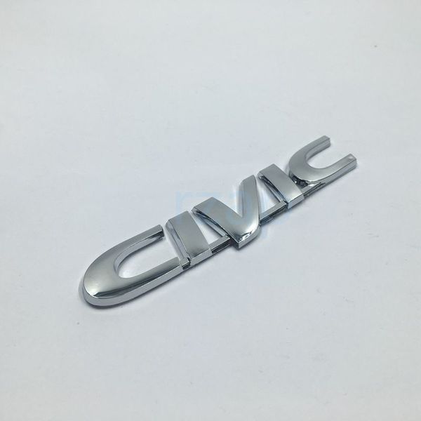 new style for honda civic silver letters emblem logo badge car rear trunk lid decoration sticker
new style for honda civic silver letters emblem logo badge car rear trunk lid decoration sticker