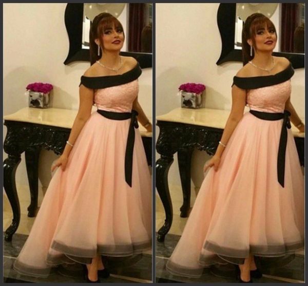short wedding dress blush bridal gowns new high low off shoulder black sash lace tulle a-line organza draped modern fashion, White
short wedding dress blush bridal gowns new high low off shoulder black sash lace tulle a-line organza draped modern fashion, White