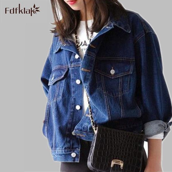wholesale- plus size 2016 winter fashion long-sleeved denim jacket female korean loose women's denim jacket coat wholesale cowboy e0569, Black;brown
wholesale- plus size 2016 winter fashion long-sleeved denim jacket female korean loose women's denim jacket coat wholesale cowboy e0569, Black;brown
