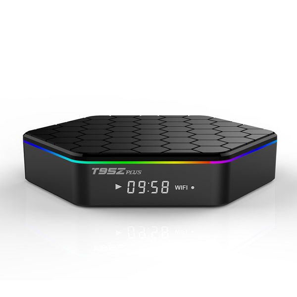 

t95z plus android 7.1 smart tv box amlogic s912 octa core 3gb 32gb 4kx2k h.265 decoding 2.4g+5g dual band wifi set box