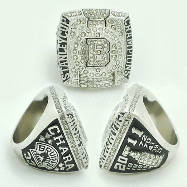 Class Sports Jewelry Boston Bruins 2011 Stanley Cup Championship Ring, Silver Plated Man's Wedding Band Ring
Class Sports Jewelry Boston Bruins 2011 Stanley Cup Championship Ring, Silver Plated Man's Wedding Band Ring