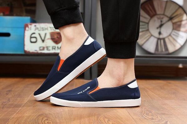 2017 new style fashion man solid flats shoes sneakers men flats canvas shoes slip on casual shoes, Black
2017 new style fashion man solid flats shoes sneakers men flats canvas shoes slip on casual shoes, Black