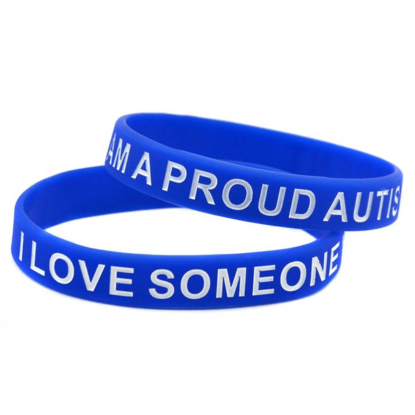 100pcs autism silicone rubber bracelet blue size debossed and filled in color for promotion gift, Black
100pcs autism silicone rubber bracelet blue size debossed and filled in color for promotion gift, Black