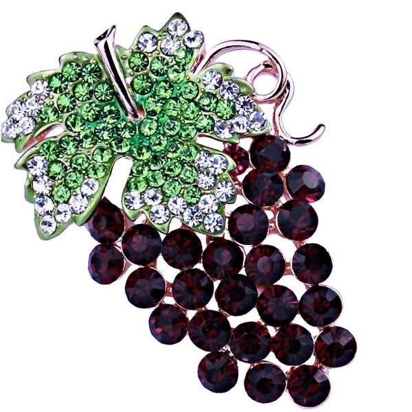 wholesale- unique design purple grapes scarf brooches pins with crystal rhinestones fashion brooch for women gift, Gray
wholesale- unique design purple grapes scarf brooches pins with crystal rhinestones fashion brooch for women gift, Gray