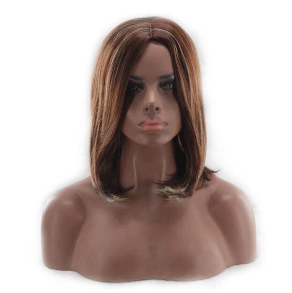 women's wig lady brown in the short hair cosplay wigs straight bobo hair wigs cosplay party synthetic wigs, Black
women's wig lady brown in the short hair cosplay wigs straight bobo hair wigs cosplay party synthetic wigs, Black