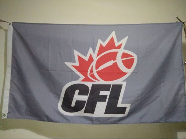 CFL Flag 90 x 150 cm Canadian Football League Fans Banner 
CFL Flag 90 x 150 cm Canadian Football League Fans Banner