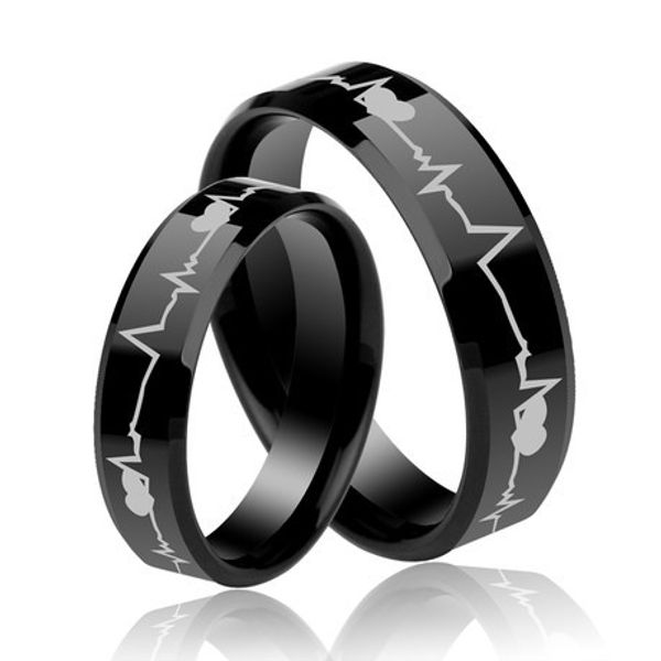 lovers wholesales quality heart bit black laser engraving tungsten carbide ring fashion jewelry ring for couples 8mm, Silver
lovers wholesales quality heart bit black laser engraving tungsten carbide ring fashion jewelry ring for couples 8mm, Silver