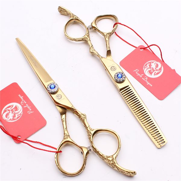6" 17.5jcm jp 440c golden professional human hair scissors cutting or thinning shears or set reguler barber"s hairdressing style t
6" 17.5jcm jp 440c golden professional human hair scissors cutting or thinning shears or set reguler barber"s hairdressing style t