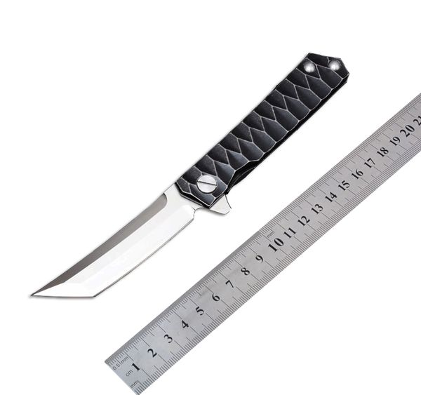 Tanto Flippers Knife Full TC4 Titanium Handle D2 Blade Ball Bearings Fast Opening Pocket Hunting Folding Knife B230L
Tanto Flippers Knife Full TC4 Titanium Handle D2 Blade Ball Bearings Fast Opening Pocket Hunting Folding Knife B230L