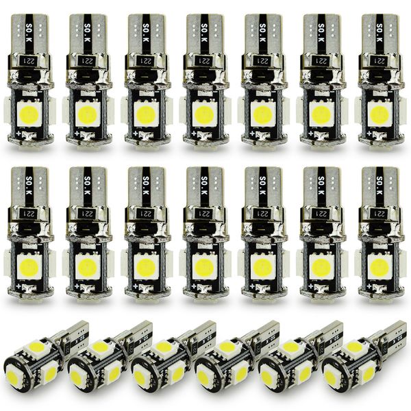 1000pcs t10 canbus 5smd 5050 smd error car bulb w5w 194 led lamp auto rear light white / blue / yellow / red color can bus
1000pcs t10 canbus 5smd 5050 smd error car bulb w5w 194 led lamp auto rear light white / blue / yellow / red color can bus