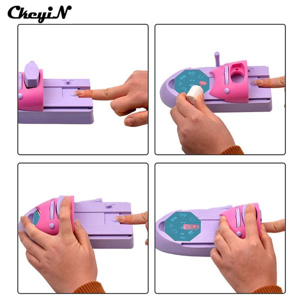 

wholesale- ckeyin 1 set professional nail art diy pattern printing manicure machine stamp stamper tool colors drawing polish nail printer