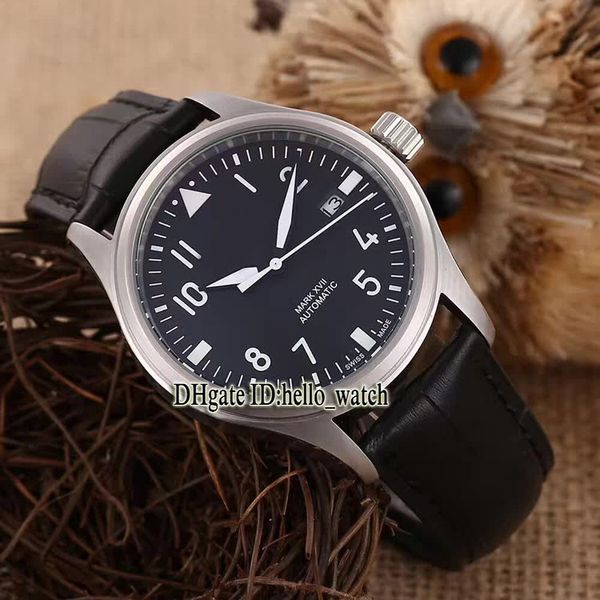 new mark xvii iw325501 montre d'aviateur black dial automatic mens watch leather strap sport gents wristwatches, Slivery;brown
new mark xvii iw325501 montre d'aviateur black dial automatic mens watch leather strap sport gents wristwatches, Slivery;brown