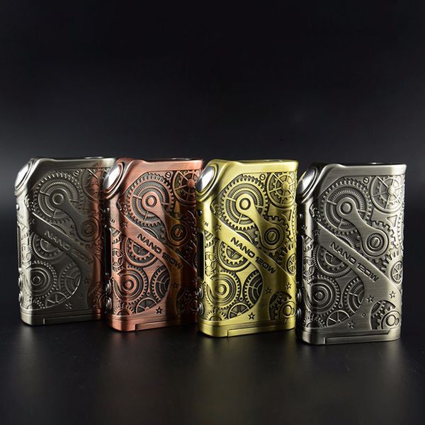 Original Tesla Nano 120W Teslacigs Nano 120 Box TC Mode with 510 Thread Steampunk Series Vapor E Cigarette DHL Free
Original Tesla Nano 120W Teslacigs Nano 120 Box TC Mode with 510 Thread Steampunk Series Vapor E Cigarette DHL Free