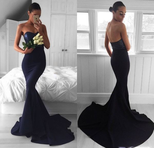 vestidos 2017 dark navy evening dresses sweetheart sequins mermaid fitted prom gowns party dresses evening wear, Black;red
vestidos 2017 dark navy evening dresses sweetheart sequins mermaid fitted prom gowns party dresses evening wear, Black;red