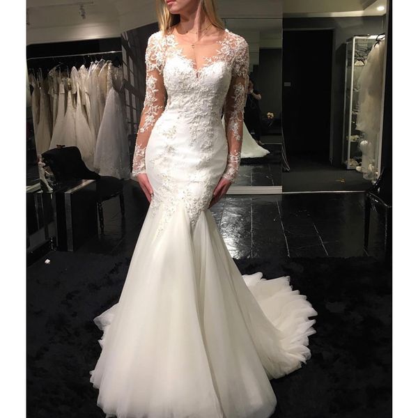 new gorgeous lace mermaid wedding dresses dubai african arabic style petite long sleeves natural slin fishtail bridal gowns plus size, White
new gorgeous lace mermaid wedding dresses dubai african arabic style petite long sleeves natural slin fishtail bridal gowns plus size, White