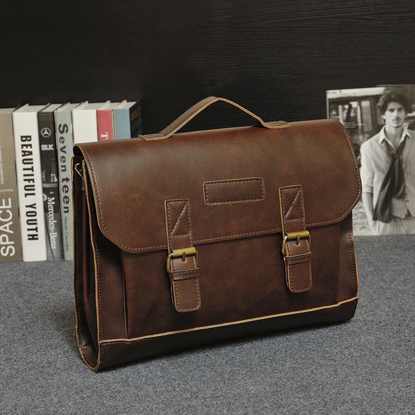 wholesale- promotion vintage men briefcase portfolios office bags business bag messenger for men
wholesale- promotion vintage men briefcase portfolios office bags business bag messenger for men