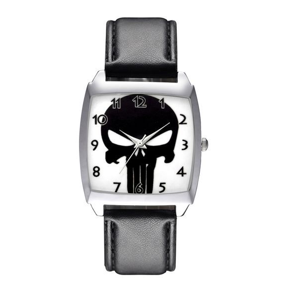 watches wristwatches cartoon boy women's girl children students skeleton skull style rectangle dial black leather strap quartz wrist wa, Silver
watches wristwatches cartoon boy women's girl children students skeleton skull style rectangle dial black leather strap quartz wrist wa, Silver
