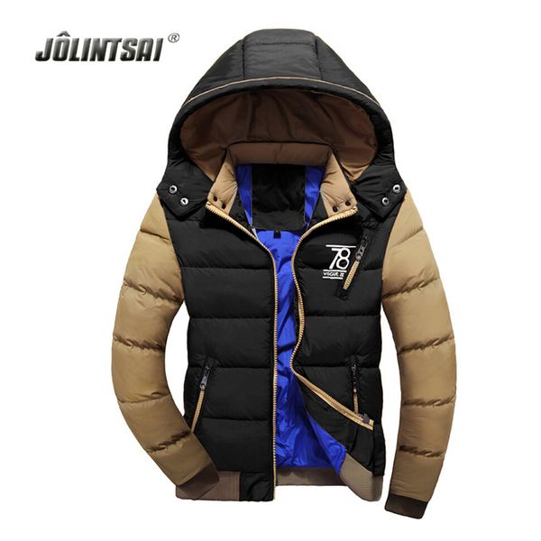 wholesale- brand clothing winter jacket men warm cotton down coats windproof chaqueta hombre 2017 winter jackets mens luxury parka men, Black
wholesale- brand clothing winter jacket men warm cotton down coats windproof chaqueta hombre 2017 winter jackets mens luxury parka men, Black