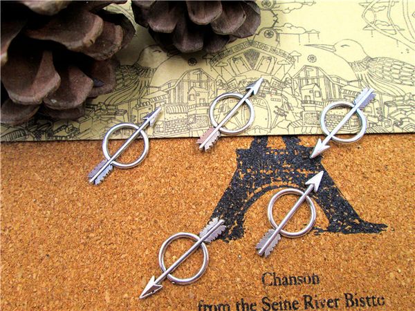 90pcs antique silver arrow charm pendant - victorian vintage style 13x28mm, Bronze;silver
90pcs antique silver arrow charm pendant - victorian vintage style 13x28mm, Bronze;silver