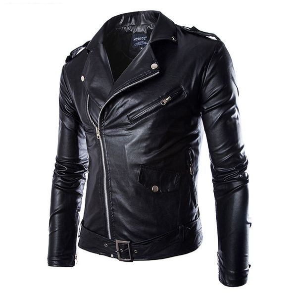 wholesale- men's locomotive leather jackets fashion brand coat biker jacket men homme jaqueta couro masculina pu leather mens punk vest, Black;brown
wholesale- men's locomotive leather jackets fashion brand coat biker jacket men homme jaqueta couro masculina pu leather mens punk vest, Black;brown