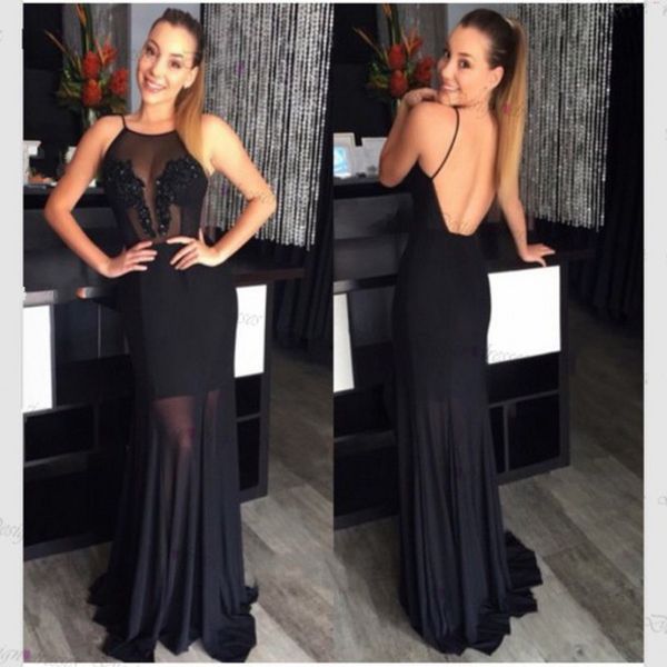 fashion new charming prom dress black party gown chiffon backless prom dress evening dress
fashion new charming prom dress black party gown chiffon backless prom dress evening dress