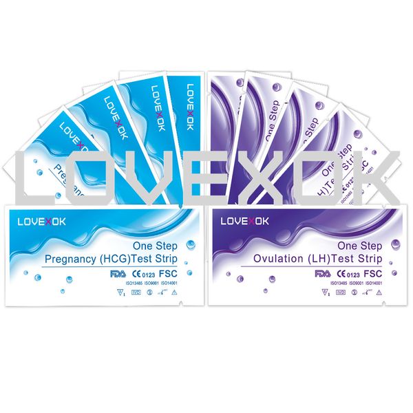 new arrival lovexok 50pcs ovulation lh test strips+50pcs pregnancy test strips ce and fda certificate ship
new arrival lovexok 50pcs ovulation lh test strips+50pcs pregnancy test strips ce and fda certificate ship
