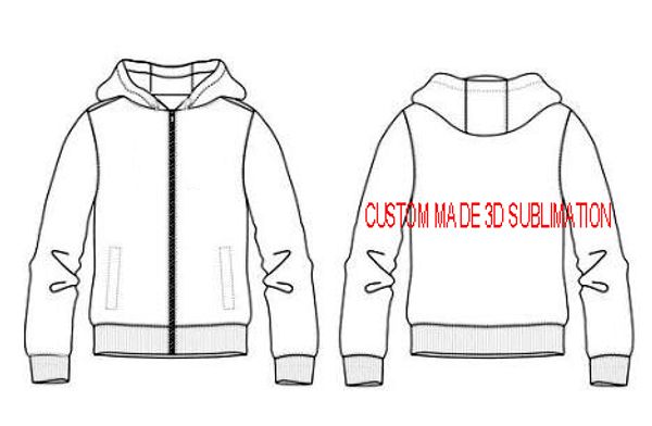 wholesale- real usa size custom - create your own - 3d sublimtion print zipper up hoody/hoodies - plus size, Black
wholesale- real usa size custom - create your own - 3d sublimtion print zipper up hoody/hoodies - plus size, Black