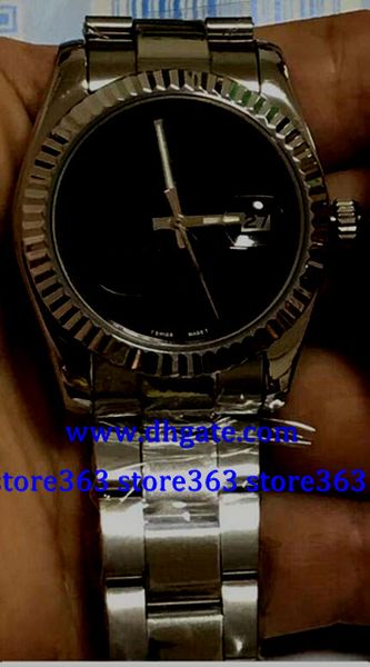 christmas gift mens swiss watch 3 style 36mm 116200 stainless steel belt black dial automatic watch, Slivery;brown
christmas gift mens swiss watch 3 style 36mm 116200 stainless steel belt black dial automatic watch, Slivery;brown