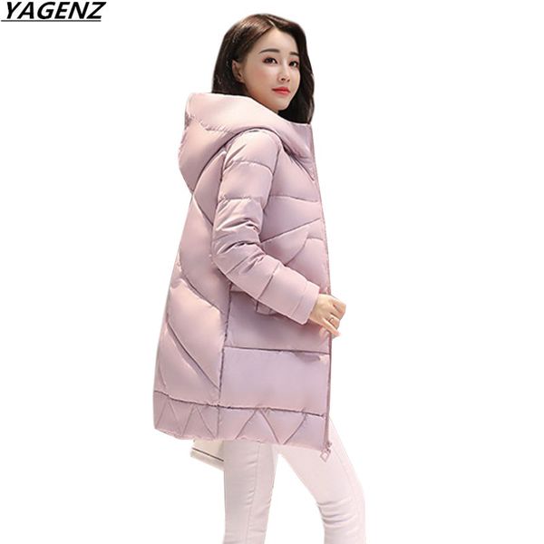 wholesale- 2017 women jackets winter parkas female warm thicken middle-long hooded jacket coat cotton padded parkas coat m-xxl yagenz k676, Black
wholesale- 2017 women jackets winter parkas female warm thicken middle-long hooded jacket coat cotton padded parkas coat m-xxl yagenz k676, Black