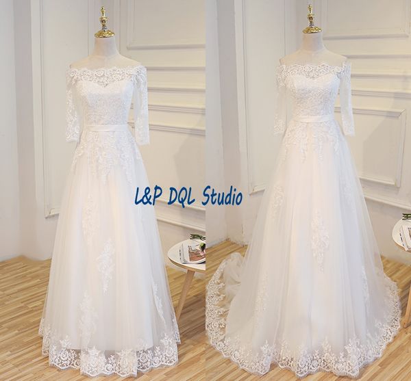 real pictures lace wedding dresses strapless lace-up back floor-length/sweep train lace vintage wedding dresses custom made plus size, White
real pictures lace wedding dresses strapless lace-up back floor-length/sweep train lace vintage wedding dresses custom made plus size, White